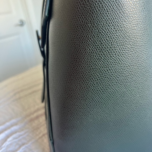 NWT Senreve Maestra Pebbled Green Multi Way Leather Bag With Gold Accents - Picture 12 of 16